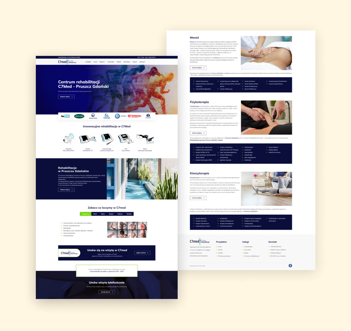 Strony www Rybnika Centrum Rehabilitacji
