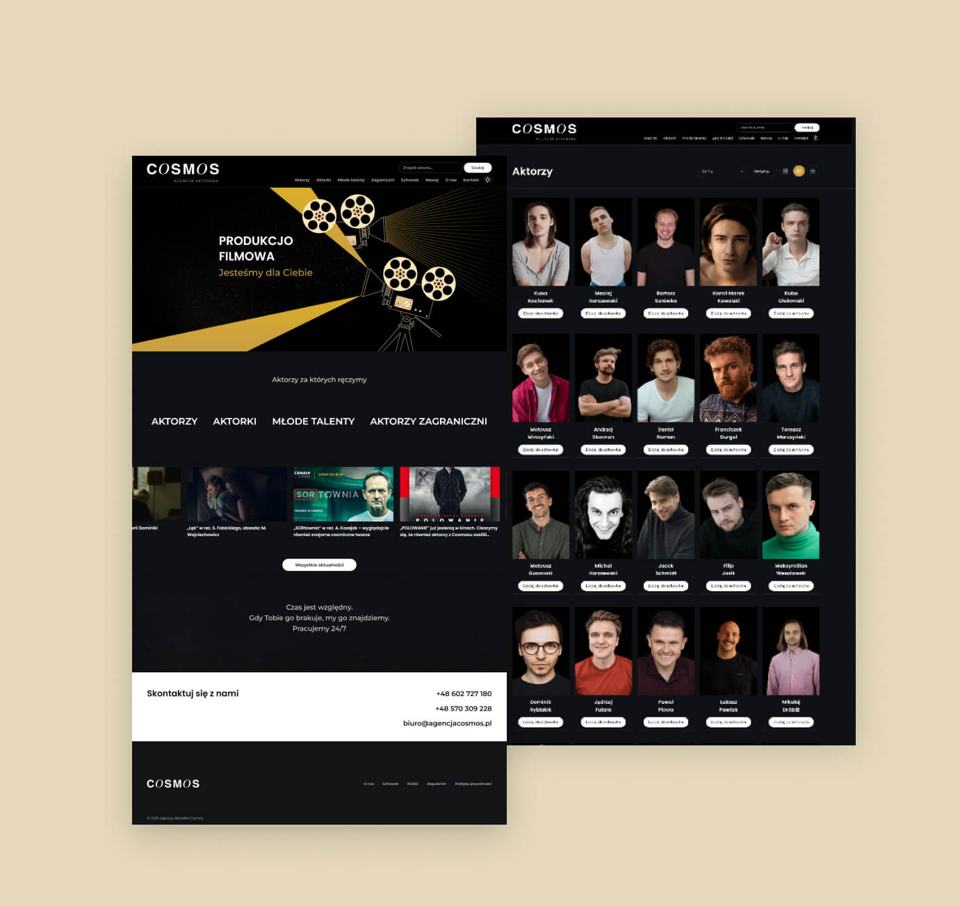 Strony www Rybnika Agencja aktorska