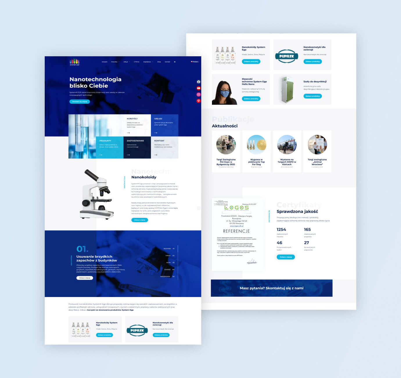 Strony www Rybnika Producent nanokoloidów