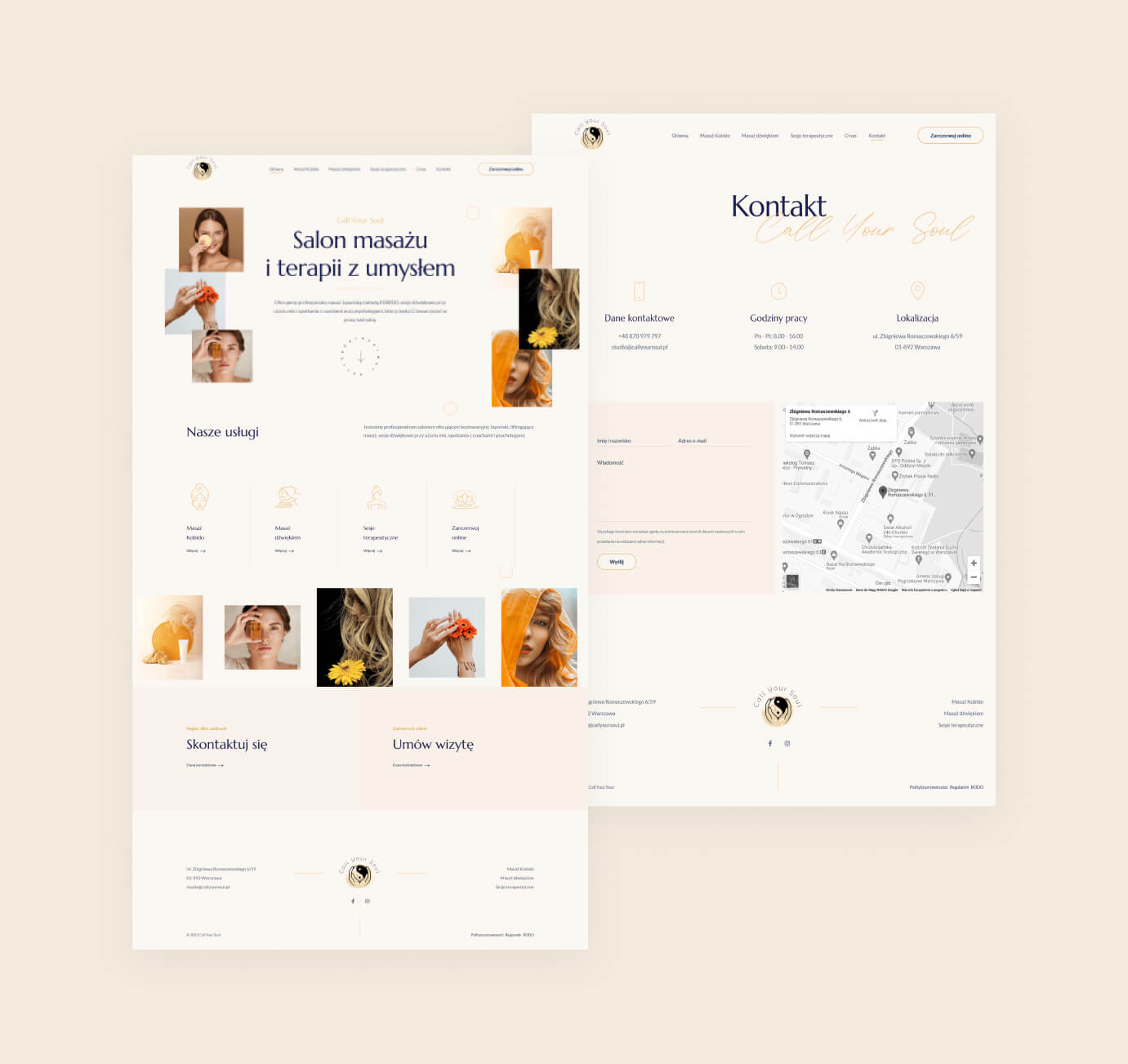 Strony www Rybnika Studio masażu i terapii